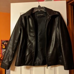 Leather jacket. Soft leather. Worn only once.